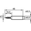 Chisel-shaped solder tip 0832CDLF 1.0 mm SB